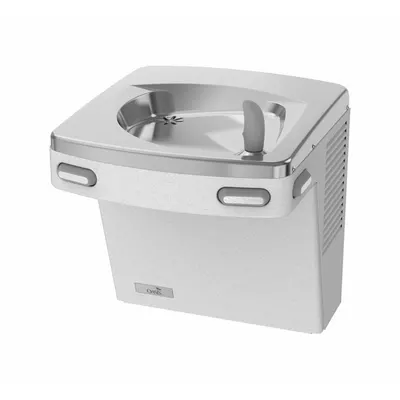 OASIS Drinking Fountain: On-Wall, 18 7/8 in Ht, Front Push Button/Side Push Button - On-Wall Single Drinking Fountains