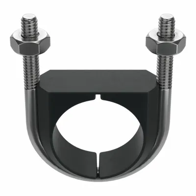 ZSI Vibration Dampening U-Bolt: 3/8"-16 Thread Size, For Pipe Size 1 1/4 in - Vibration Dampening U-Bolts