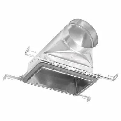 SPEEDI-BOOT Vent Boot Hanger: 90° Boot Boot, 6 in Dia. 6 in H x 6 in W Collar Size - Vent Boots