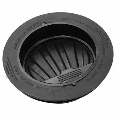 RECTORSEAL Trap Seal: 4 3/8 in Overall Dia, 11 1/2 in Overall Wd, 1 1/4 in Overall Ht - Trap Seals for Floor Drains