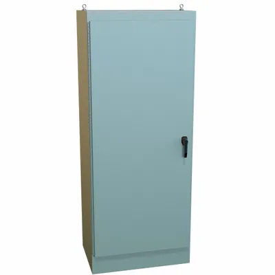HAMMOND Electrical Enclosure: Steel, 90 in x 36 in x 24 in, NEMA 12, Solid Cover - Steel Dust-Tight Enclosures