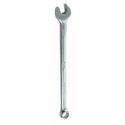 KTI Combination Wrench: Alloy Steel, Chrome, 7 mm Head Size, 5 3/8 in Overall Lg - Metric 12-Point Combination Wrenches