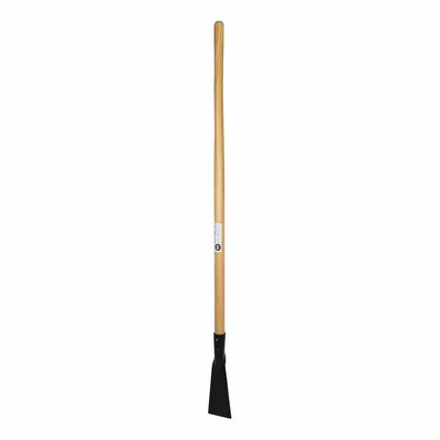 WESTWARD Ice Chopper/Scraper: Steel, Beveled Edge, 4 in Blade Wd, Wood, Straight - Ice Scrapers & Choppers