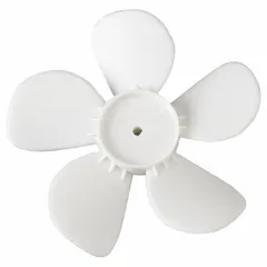 Replacement fan blade designed for use in HVAC and refrigeration systems to move air across coils or heat exchangers. Suitable for commercial and industrial ventilation equipment, ensuring proper airflow for cooling or exhaust applications.