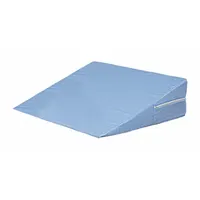DMI Bed Wedge: Blue, 24 in Overall Lg, 24 in Overall Wd, 10 in Overall Ht, Cotton/Polyester, Foam (MPN 802-8027-0100)