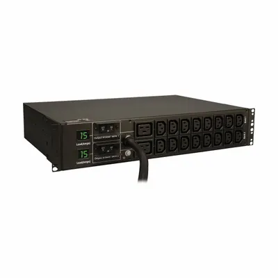 EATON TRIPP LITE PDU: Single-Phase, 18 Outlets, (16) C13/(2) C19, Metered - Locally-Monitored Metered PDUs