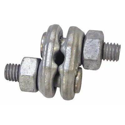 CROSBY Wire Rope Double-Saddle Clip: 3/8 in Compatible Rope Dia, 5 1/4 in Rope Turnback Lg - Fist Clips