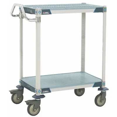 INSTOCK Laboratory Utility Cart: 36 in Overall Lg, 24 in Overall Wd, 39 in Overall Ht - Lab Carts