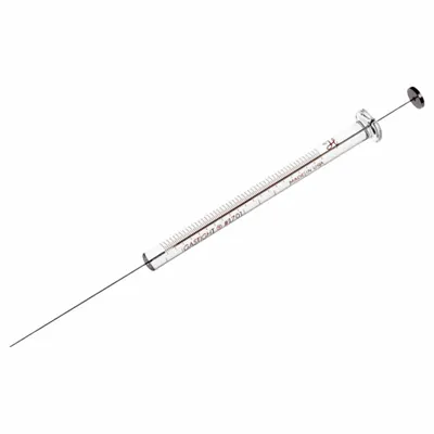 HAMILTON Chromatography Syringe: 10 ul Capacity - mL, Gastight, Borosilicate Glass - Gastight Syringes