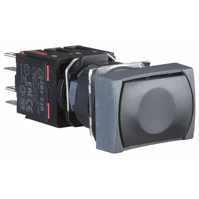 SCHNEIDER Flush Push Button Operator: Non-Illuminated, Flush Profile, Non-Metallic - Flush-Mount Push Buttons