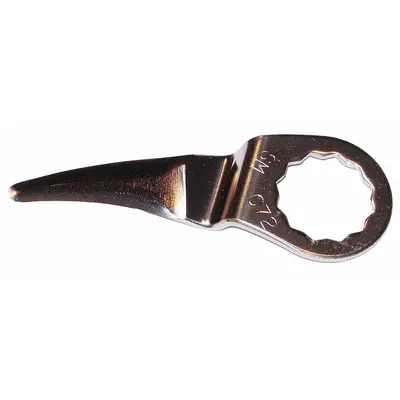 FEIN Oscillating Scraper Blade: 5/8 in Blade Wd, 3 1/8 in Blade Lg, Hooked, Steel - 12-Point Mounted Blades