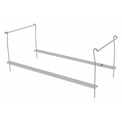 Steel sink support with 48-inch overall width, designed for laboratory furniture. Includes mounting hardware for secure installation under countertops. Compatible with manufacturer model number GRJTP181-48-2.