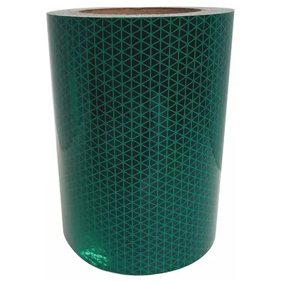 ORALITE Reflective Tape: Construction/Emergency Vehicles/Utility, Green, 6 in Wd - Vehicle Reflective Tapes