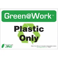 Social Distancing Adhesive Sign: Plastic, Adhesive Sign Mounting, Not Retroreflective, 5 PK (MPN 1031S)