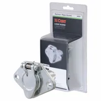 CURT Automotive Electrical Plug: 6-Way, Boat Trailers/Farm Trailers/Horse Trailers/Utility Trailers (MPN 58091)