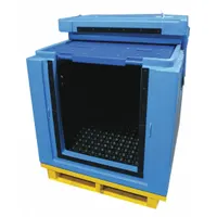 Insulated Shipping Container: 40 1/2 in x 34 1/2 in x 29 in, 3 in Insert Wall Thick, Urethane Foam (MPN 884)
