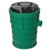 LITTLE GIANT Sewage Basin: 41 gal Capacity, Plastic, 22 in Dia. x 32 9/16 in H, For 1 Pumps, PPS2V3D (MPN 513612)