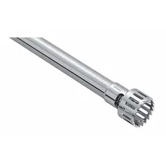 This dispersing tool is designed for mixing, emulsifying, and dispersing solids into liquids. It is compatible with IKA model 0003787001. Typical applications include particle size reduction and preparation of uniform suspensions in laboratory processes.