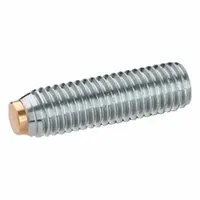 JW WINCO Set Screw with Brass Tip: Stainless Steel, Brass Tip, M12 Thread Size, 32 mm Fastener Lg (MPN 913.5-M12-32-MS)