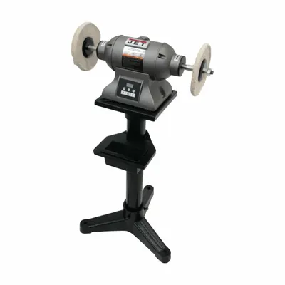 JET Bench Buffer: Variable Speed, 1 hp, 8 in Max Wheel Dia, 3,600 RPM - Variable-Speed Bench Buffers