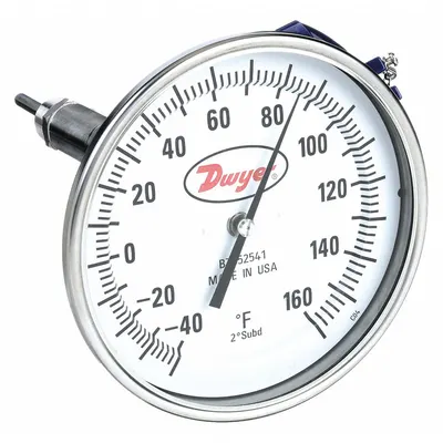 Dwyer BTO52541 Thread-Mount Transmitting Dial Thermometer - Thread-Mount Transmitting Dial Thermometers