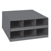 DURHAM MFG Welding Rod Rack: Standalone, 16 1/8 in x 18 in x 6 in, 6 Bays, Gray, Horizontal (MPN 921-95)