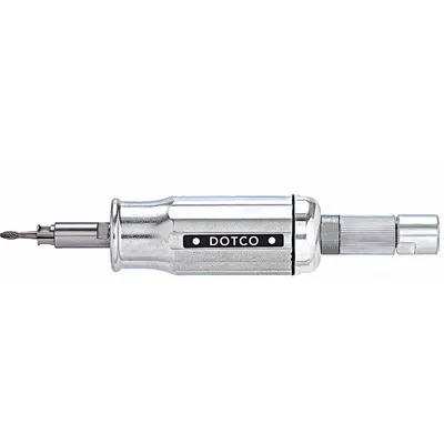DOTCO Air Pencil Grinder: 0.1 hp, 100,000 RPM Max, Front Exhaust Location, Ball - 1/8 in. Collet Pencil Grinders