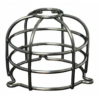 FEDERAL SIGNAL Dome Guard: Stainless Steel, 4 1/2 in Overall Dp, 3 9/16 in Overall Lg, SLMDG1