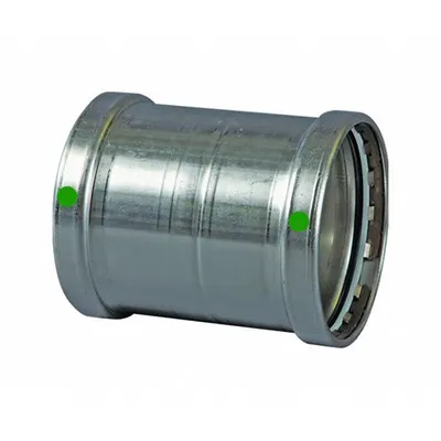 VIEGA PROPRESS Straight Stainless Steel Press Coupling - Potable Water Stainless Steel Press Tube Fittings