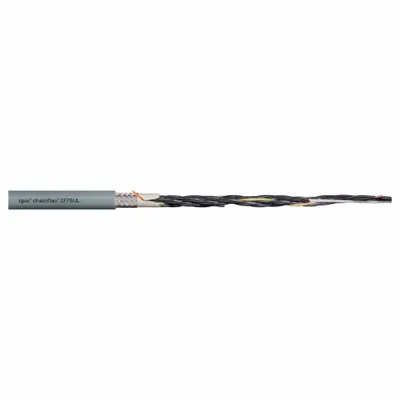 CHAINFLEX Control Cable: 17 AWG, 12 Conductors, Order by the Foot, PUR Jacket - Continuous Flexing Control Cables