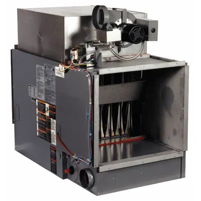 Dayton Gas-Fired Duct Furnace, 300,000 BtuH, 409 Stainless Steel, Bottom - Gas-Fired Duct Furnaces