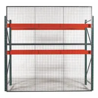 WIRECRAFTERS Aisle Guard: 1 Bays, 144 in x 1 1/4 in x 60 in, 10 ga, Steel, Powder Coated, Gray (MPN BACK125)