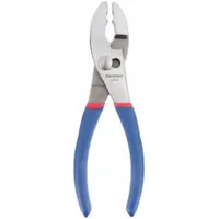 Slip Joint Plier: 1 in Max Jaw Opening, 6 1/8 in Overall Lg, 1/8 in Jaw Lg, Std Cushion Grip