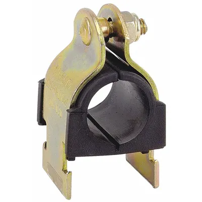 ZSI Vibration-Dampening Strut Clamp: 304 Stainless Steel, For 2 1/5 in Copper Tube - Vibration-Dampening Strut Clamps for Pipe & Tube