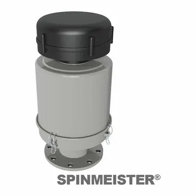 SOLBERG Pre Cleaner Filter: 2 micron Rating, 99% Efficiency, 11 in Outside Dia - Centrifugal Force Extreme Duty Inlet Filters