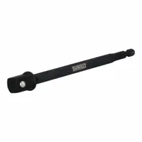 DEWALT Socket Adapter: 1/4 in Input Drive Size, 1/2 in Output Drive Size, Square, 6 in Overall Lg (MPN DWAFE6ADPT12)