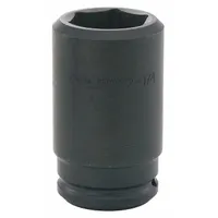 PROTO Impact Socket: 1 1/2 in Drive Size, SAE, 4 3/8 in Socket Size, 6-Point, Deep, Black Oxide (MPN J15070L)