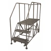 COTTERMAN Mobile Work Platform: 2.5 ft Platform Ht - Max, 24 in x 48 in, Steel, 800 lb Load Capacity (MPN 3WP2448RA3B4B8AC1P6)