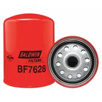 BALDWIN FILTERS Fuel Filter: Spin-On, 4 5/16 in Outside Dia, 1"-14 Thread Size, Cellulose, BF7628