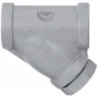 MUELLER STEAM SPECIALTY Y Strainer: 1 in, NPT, Perforated, 0.062 in Screen Size, Carbon Steel (MPN 1 581 CS Screwed ends)