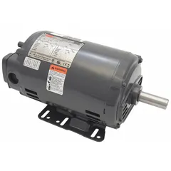 This Dayton 3 hp AC motor features a rigid base mount and open drip-proof (ODP) enclosure, suitable for continuous-duty applications such as pumps, fans, conveyors, and compressors. It operates at 3,485 RPM on 208-230/460V AC with a full load current of 7.8-7.0/3.5 A.