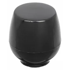 Ball knob with threaded hole made of thermoset material. Features a 3/8"-16 thread, 10 mm thread length, and 1.375 in diameter. Used for manual adjustment and clamping on machinery, fixtures, and industrial equipment.