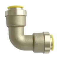 This removable brass push-to-connect tube fitting connects two 1/2 in OD tubes. The push-to-connect design allows tool-free installation and removal. Suitable for pneumatic, fluid, or instrumentation systems requiring secure, leak-free connections
