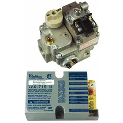 Pilot assembly for gas-fired HVAC equipment. Provides a stable flame for ignition of main burners in furnaces, boilers, and water heaters. Ensures proper gas flow and flame sensing for safe operation.