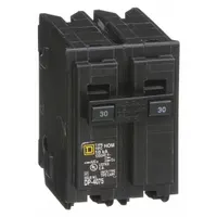 SQUARE D Miniature Circuit Breaker: 30 A, 120/240V AC, Single Phase, 10kA at 120/240V AC, 2 Poles (MPN HOM230)
