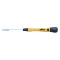 WIHA Solid Round Shank PrecisionNut Driver: Straight, Metric, Without Magnetized Tip, Std, Straight (MPN 27786)