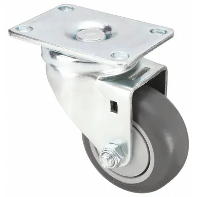 OEM Plate Caster: Swivel - General-Purpose NSF-Listed Sanitary Plate Casters