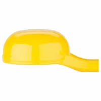 CARLISLE Portion Control Spoon: 1 oz Capacity, Acetal, Solid, Yellow, NSF Certified, Acetal, 492104
