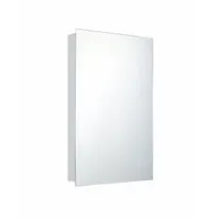 KETCHAM Mirrored Medicine Cabinet: Rectangular, Glass, 26 in Overall Ht, 16 in Overall Wd, Wall (MPN 1626PE-SM)