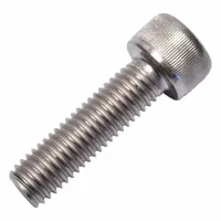 Socket Head Cap Screw: M10x1.50 Thread Size, 35 mm Lg, Std, Plain, Titanium, Grade 2, 10 mm Head Ht (MPN 0107636)
